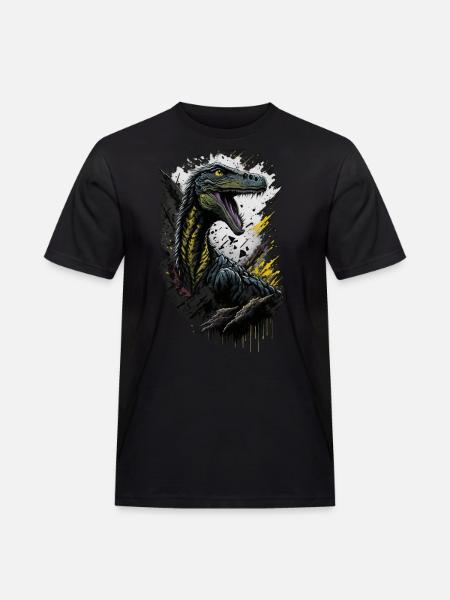 Vélociraptor - T-shirt Workwear homme - noir