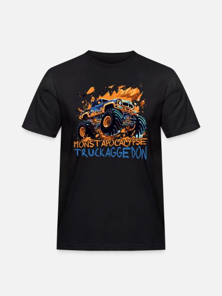 Apocalypse Armageddon Monster Truck - Men's Workwear T-Shirt - black