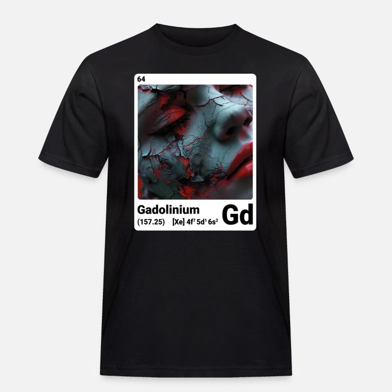 KI bei Gadolinium (wt) - Männer Workwear T-Shirt - Schwarz