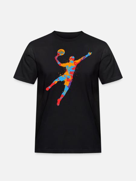 Padel Tennis Colorful Padel Players Padel Tennis Padel - Men's Workwear T-Shirt - black