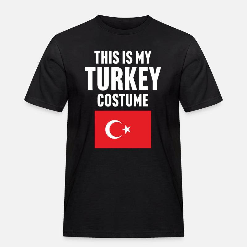 C’est mon costume de dinde - T-shirt Workwear homme - noir
