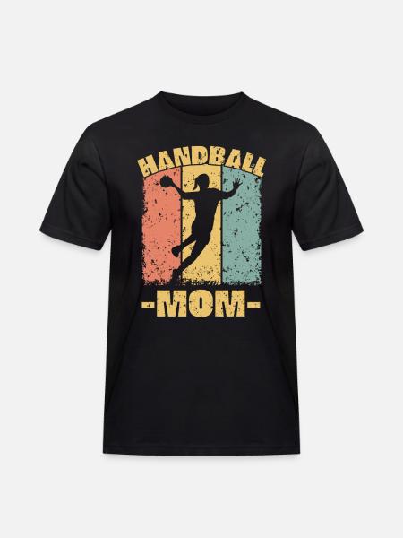 Handball Mom - Men's Workwear T-Shirt - black