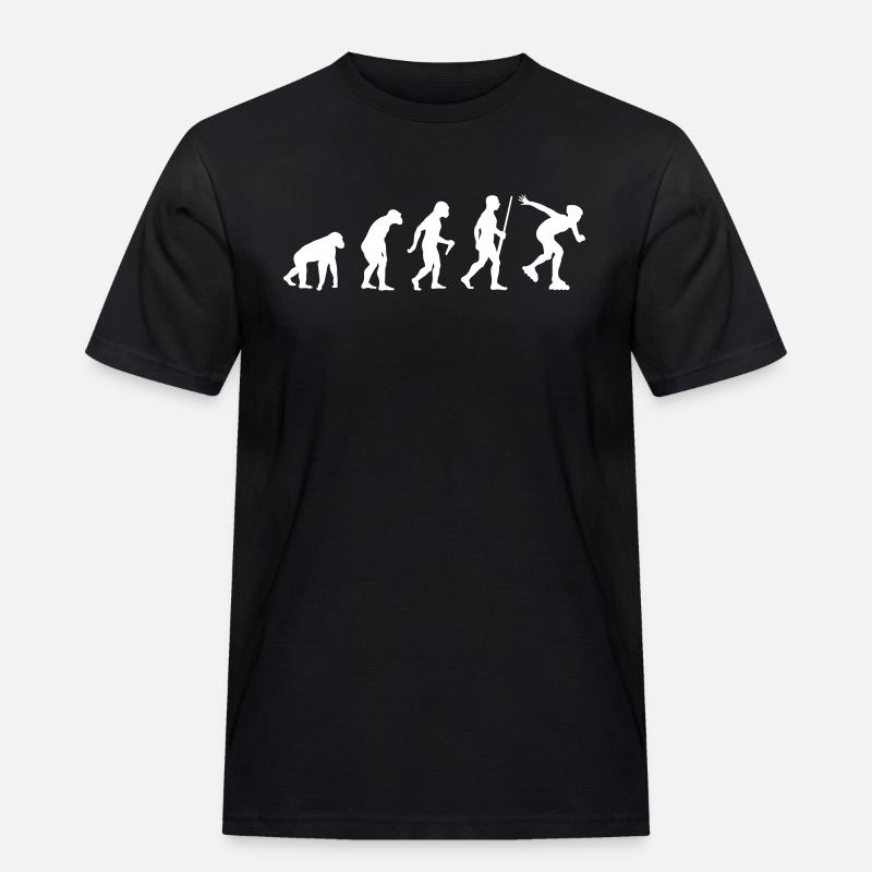 Inline Skater Evolution - Men's Workwear T-Shirt - black
