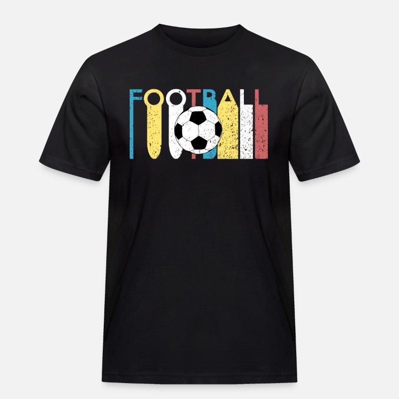 Fussball - Männer Workwear T-Shirt - Schwarz