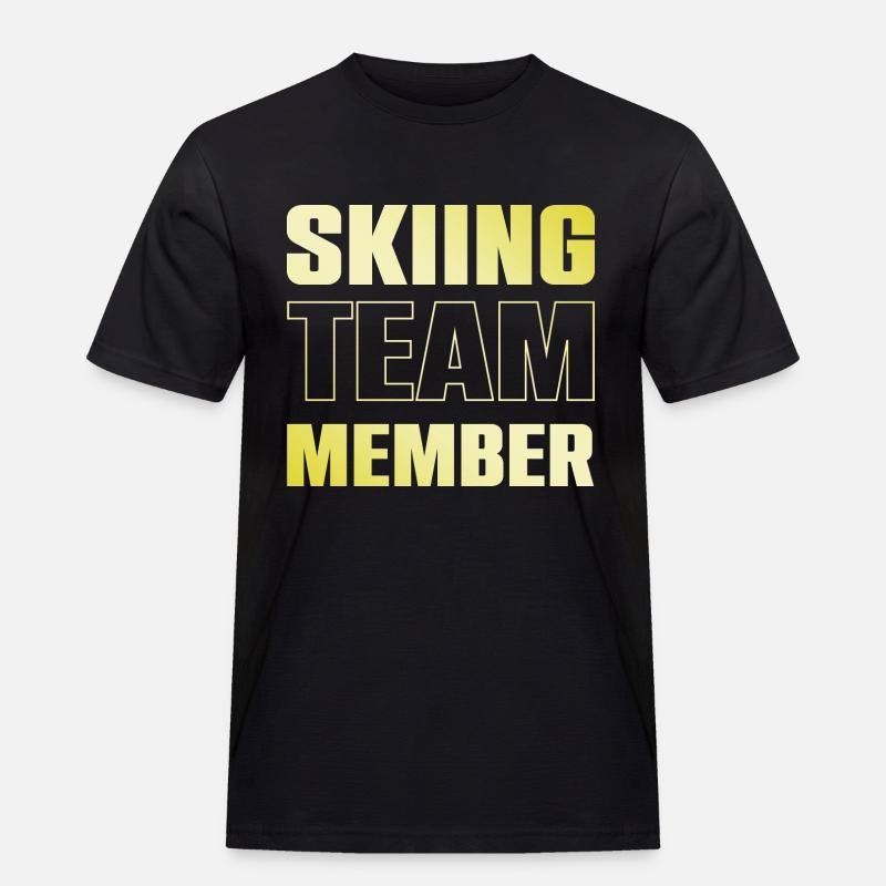 Équipe de ski - T-shirt Workwear homme - noir