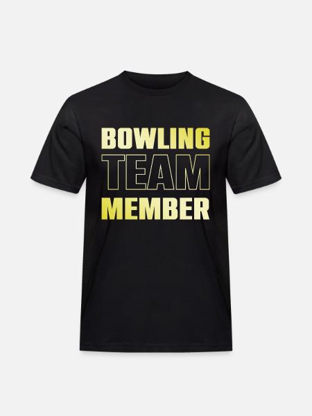 bowling team - Men's Workwear T-Shirt - black