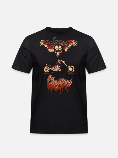 chopper bis - Männer Workwear T-Shirt - Schwarz