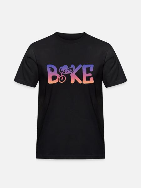 bike - Männer Workwear T-Shirt - Schwarz