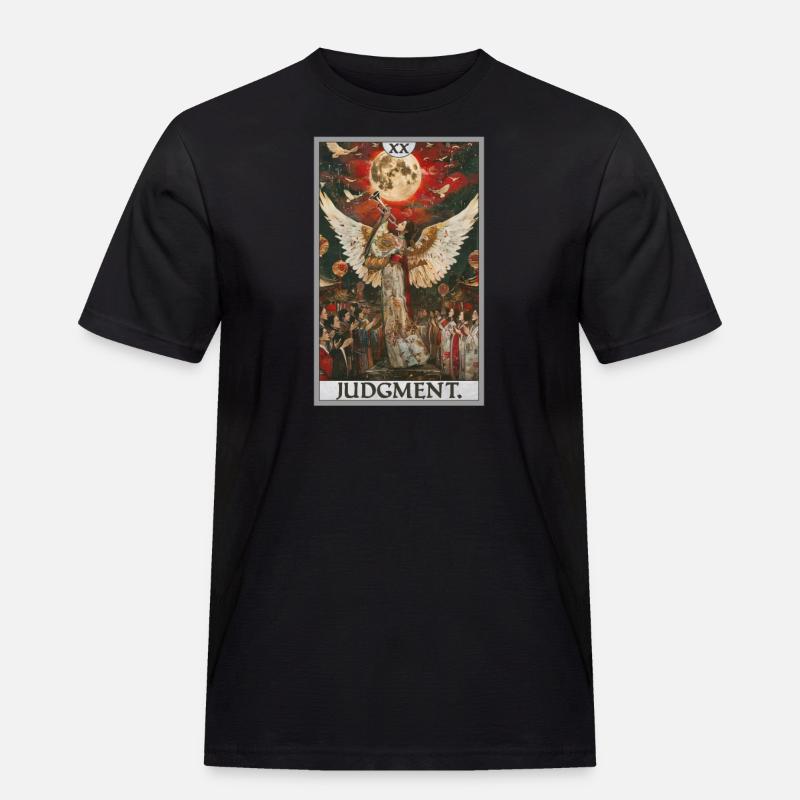 Tarotkarten Tarotkarte 20 Judgment Gericht - Männer Workwear T-Shirt - Schwarz
