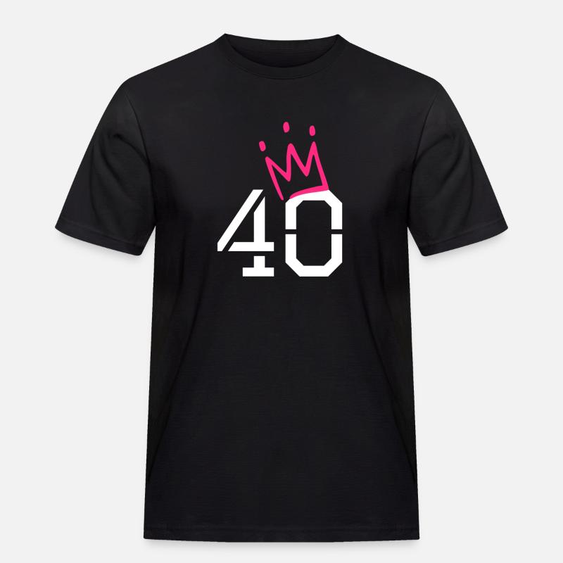 40 - Männer Workwear T-Shirt - Schwarz