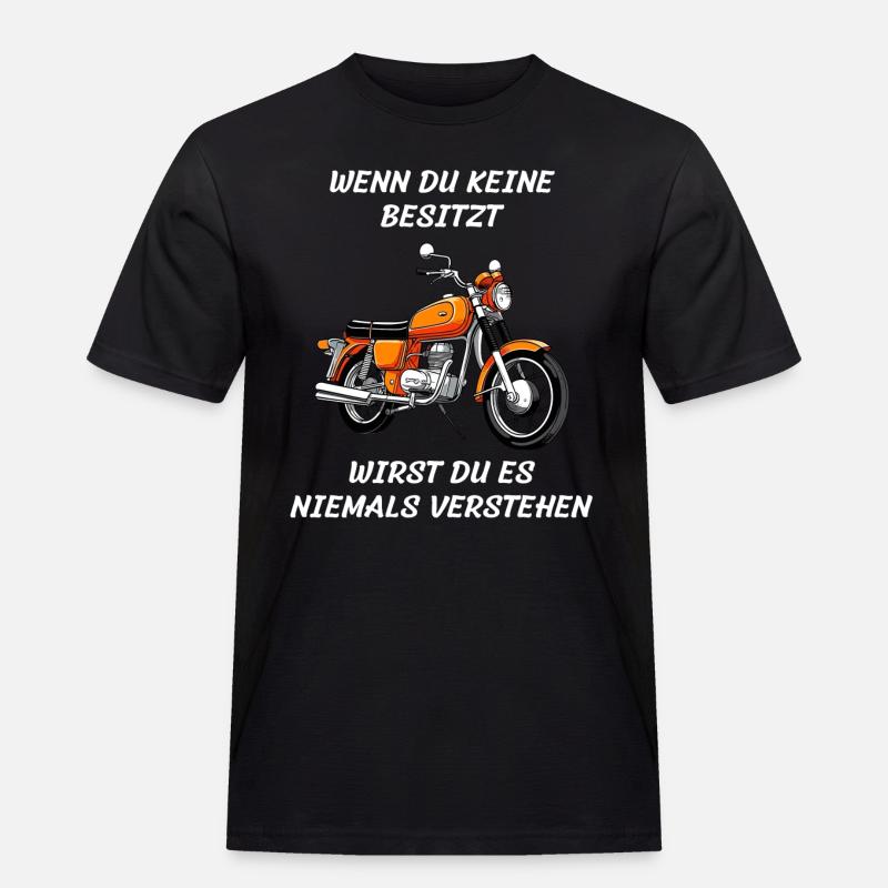 lustiger Spruch Simson - Männer Workwear T-Shirt - Schwarz