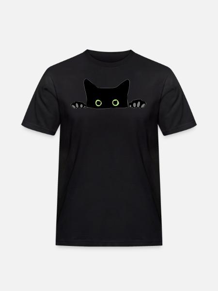 cat - Men's Workwear T-Shirt - black