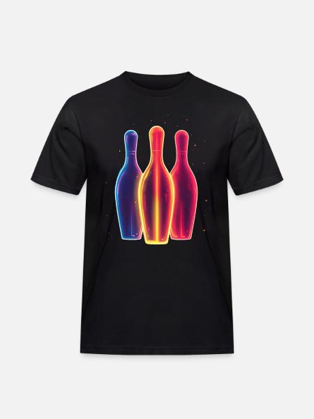 90s Bowling - Men's Workwear T-Shirt - black