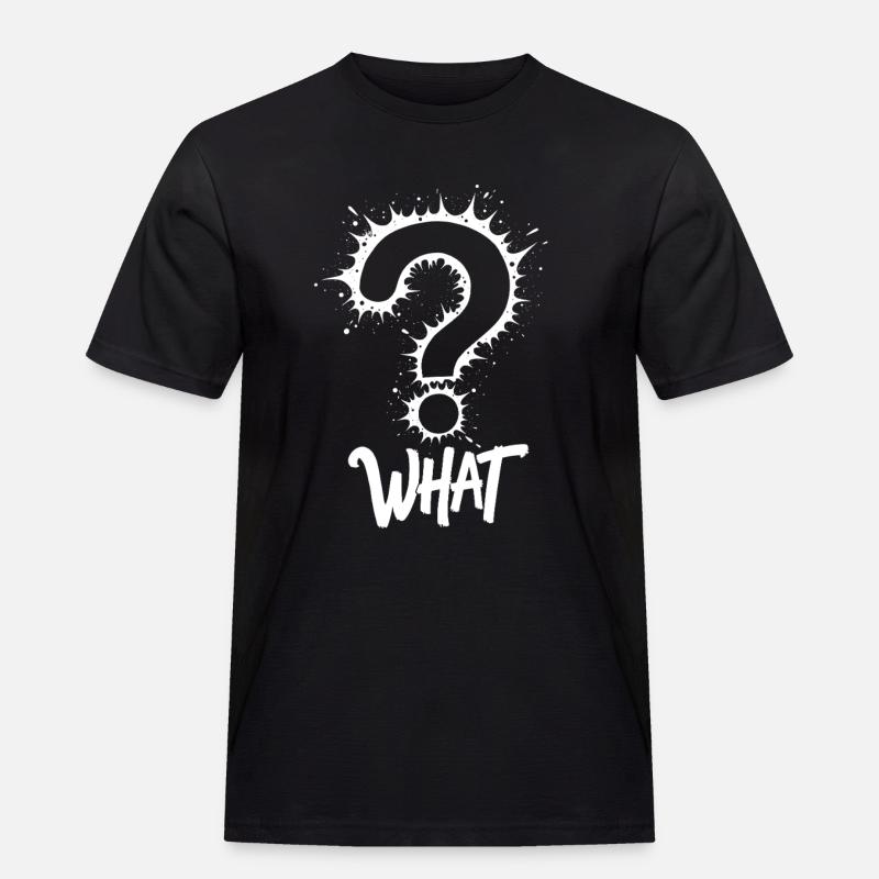 Quel point d’interrogation Splash - T-shirt Workwear homme - noir