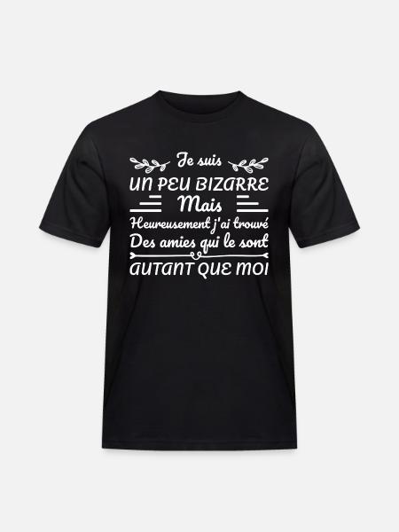 I'm a little weird - Men's Workwear T-Shirt - black