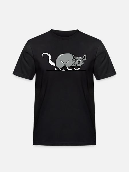 Rat evil sneak - Men's Workwear T-Shirt - black