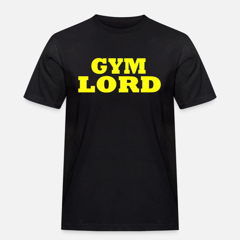 Gym lord - Men's Workwear T-Shirt - black