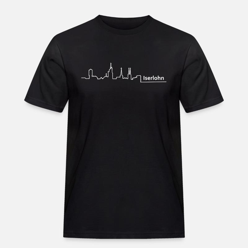 iserlohn skyline - Men's Workwear T-Shirt - black