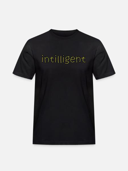 intelligent - Männer Workwear T-Shirt - Schwarz