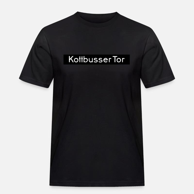 Kottbusser Tor KREUZBERG - Männer Workwear T-Shirt - Schwarz