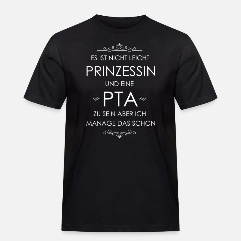 Pharmazeutisch-technischer Assistent, PTA - Männer Workwear T-Shirt - Schwarz