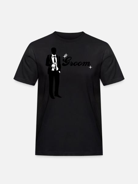 Groom - Team - Bride - Men's Workwear T-Shirt - black
