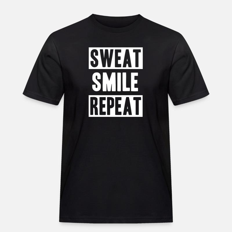 Training - Männer Workwear T-Shirt - Schwarz