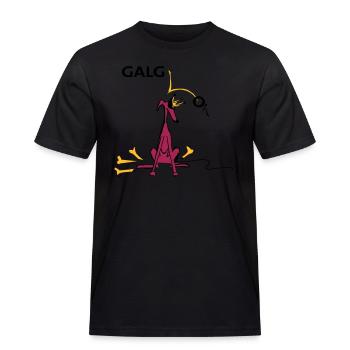 galg_oh - Männer Workwear T-Shirt - Schwarz - Vorne - AI Model Male 178 light (178cm)
