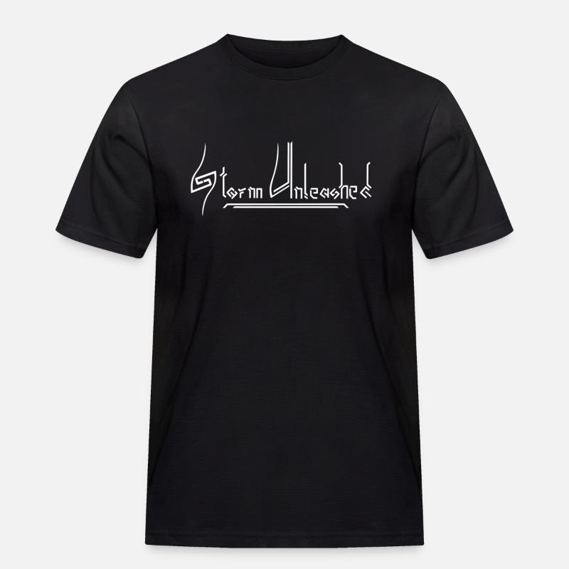 Storm Unleashed Logo-Shirt - Männer Workwear T-Shirt - Schwarz