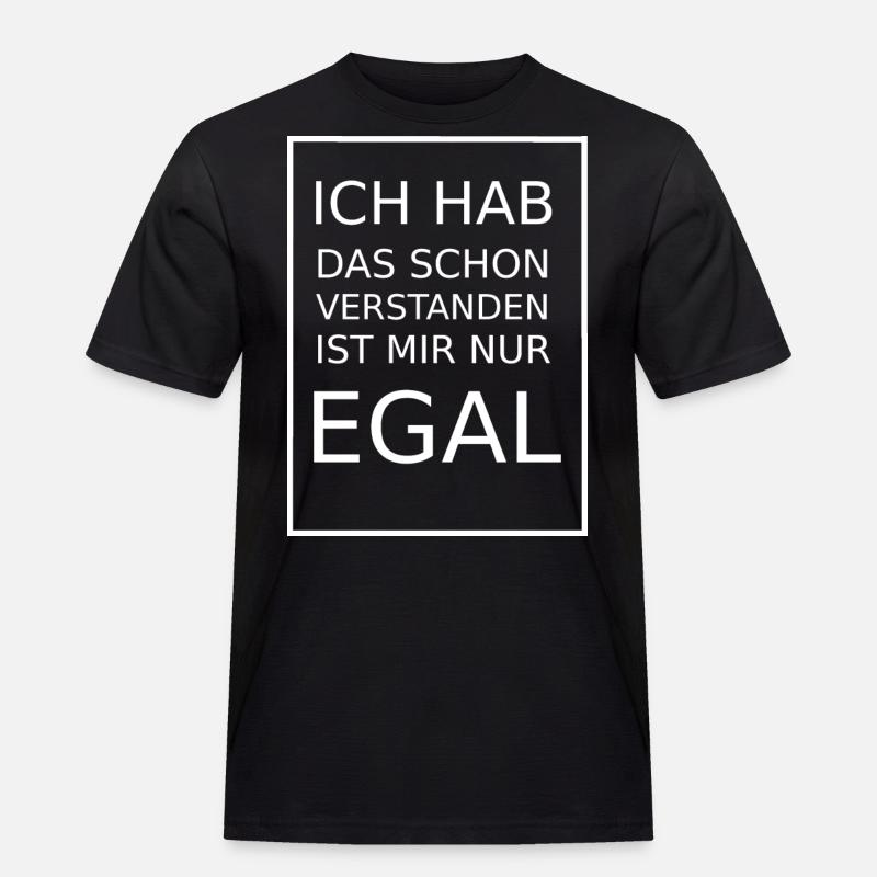 I've already understood that - Men's Workwear T-Shirt - black
