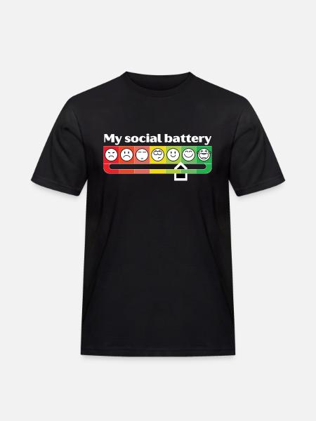 Ma batterie sociale - T-shirt Workwear homme - noir