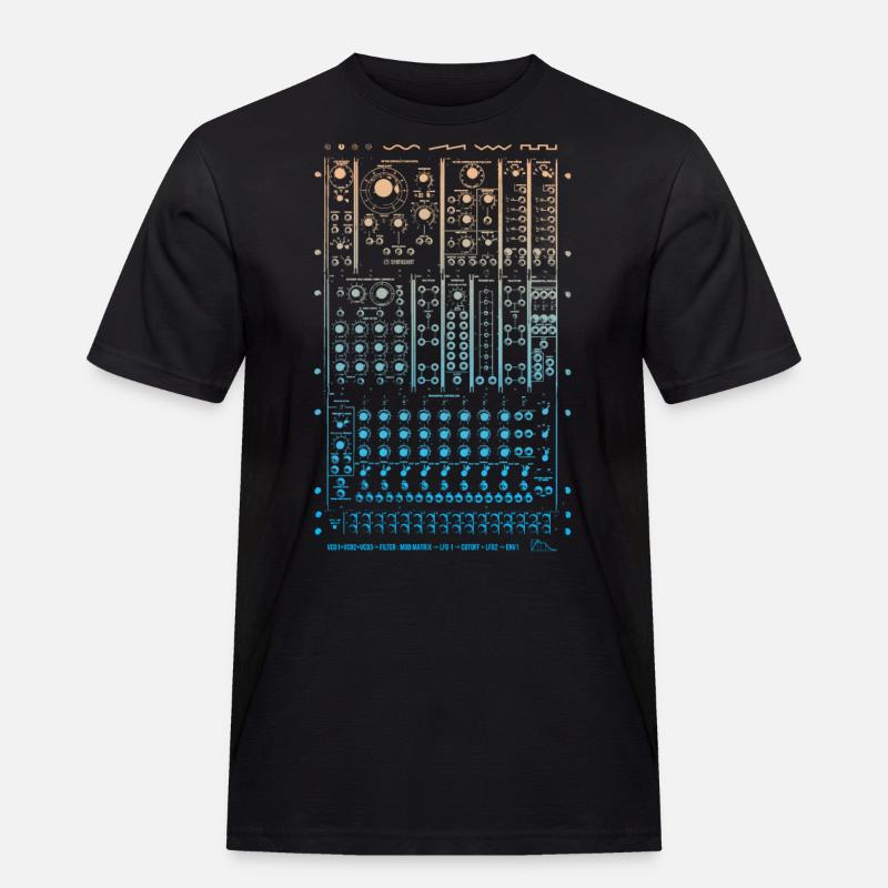 Modular Synth - Men's Workwear T-Shirt - black
