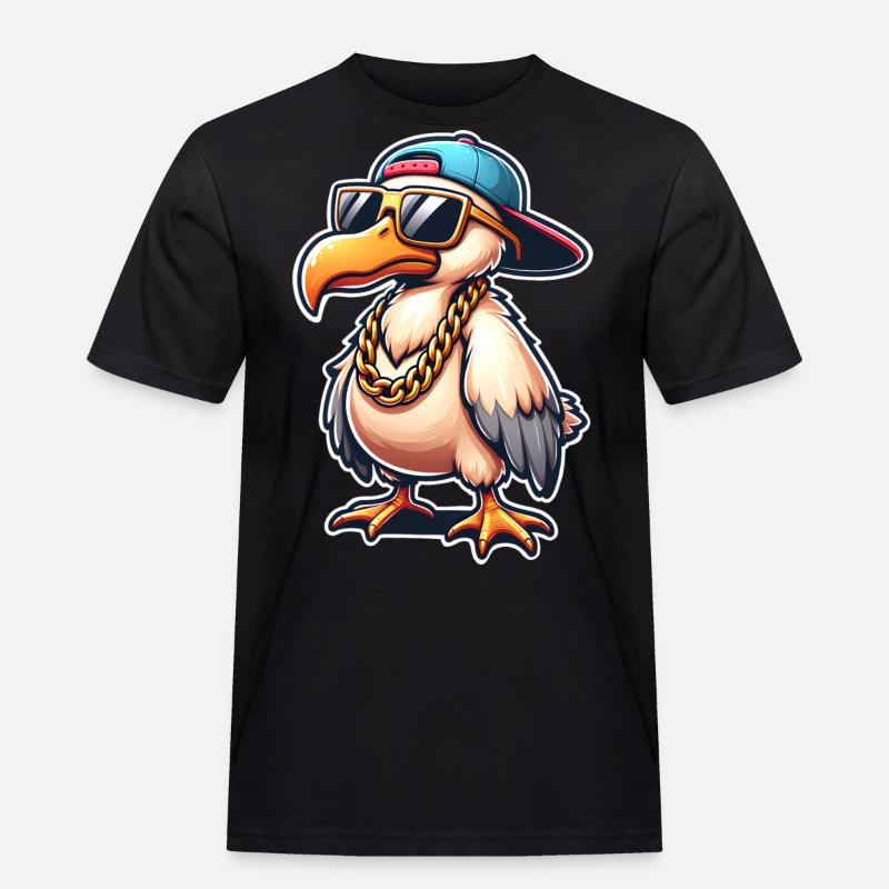 Dodo - Männer Workwear T-Shirt - Schwarz