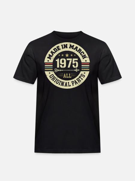 Legendary since March 1975 - Men's Workwear T-Shirt - black