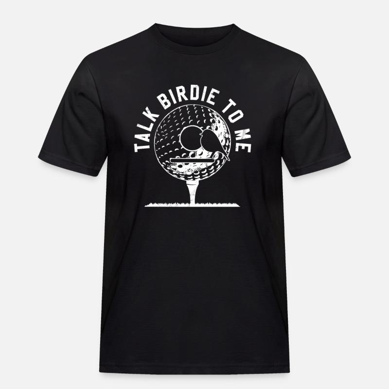 Golf - Männer Workwear T-Shirt - Schwarz