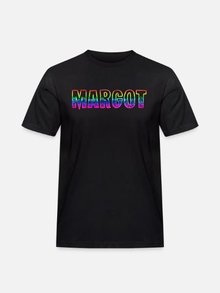 margot rs rainbow - Men's Workwear T-Shirt - black