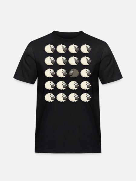 mouton noir - T-shirt Workwear homme - noir