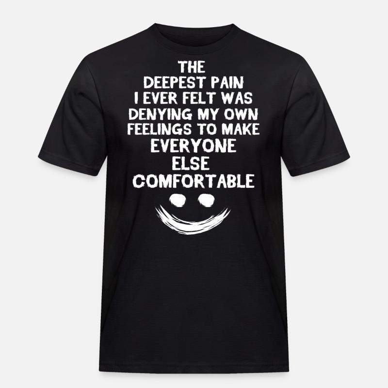 Depression Deppressive Psyche Therapy Bipolar - Men's Workwear T-Shirt - black