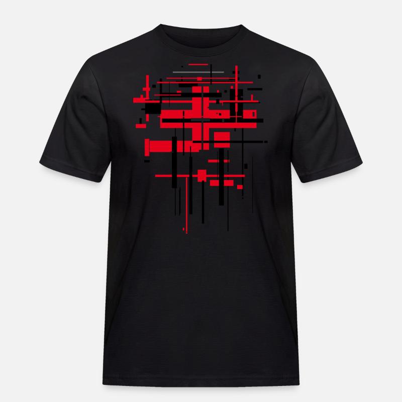 Pattern Abstract - Men's Workwear T-Shirt - black