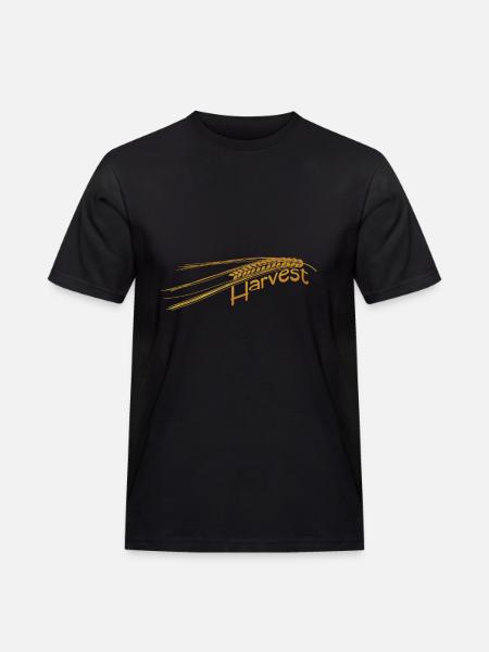 Landbrugshøst - høst i landbruget - Herre Workwear T-Shirt - sort