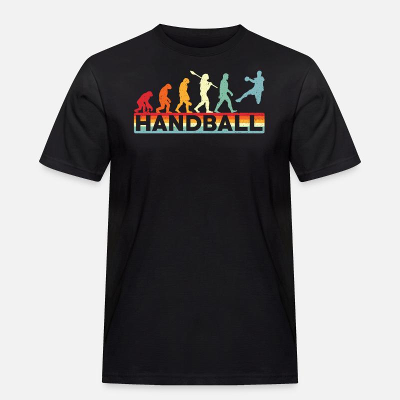 Handball Evolution Handball - Männer Workwear T-Shirt - Schwarz