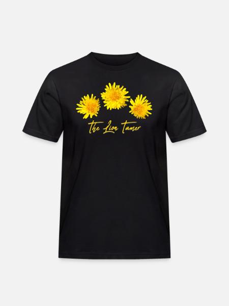 Dandelion Dandelion Dandelion Lion - Men's Workwear T-Shirt - black