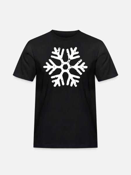 snowflake - Men's Workwear T-Shirt - black