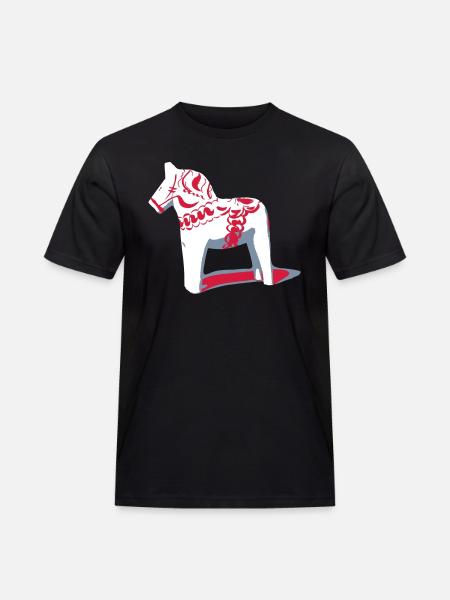 Dalahorse - Men's Workwear T-Shirt - black