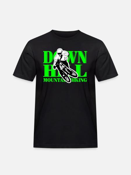 Downhill - Mountainbiking - Men's Workwear T-Shirt - black