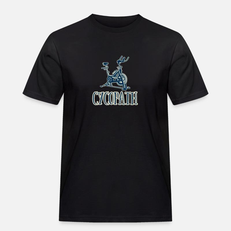 Spin-Klasse Cycopath - Männer Workwear T-Shirt - Schwarz