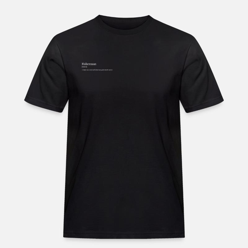 Fischer - Männer Workwear T-Shirt - Schwarz