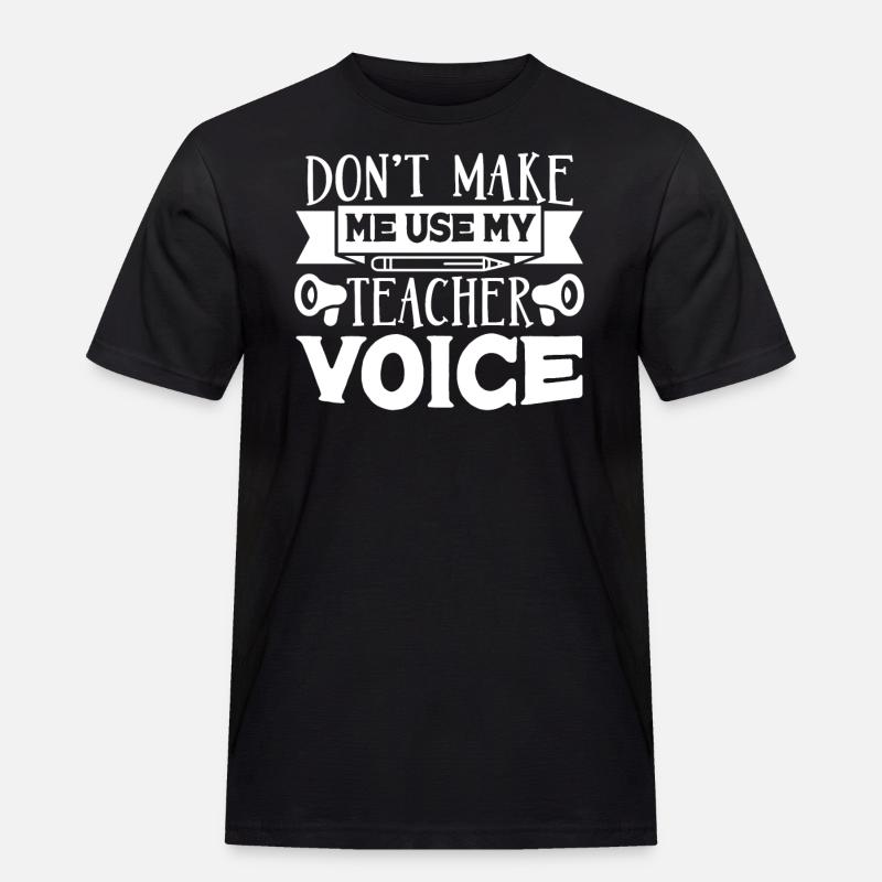 Lehrer - Männer Workwear T-Shirt - Schwarz