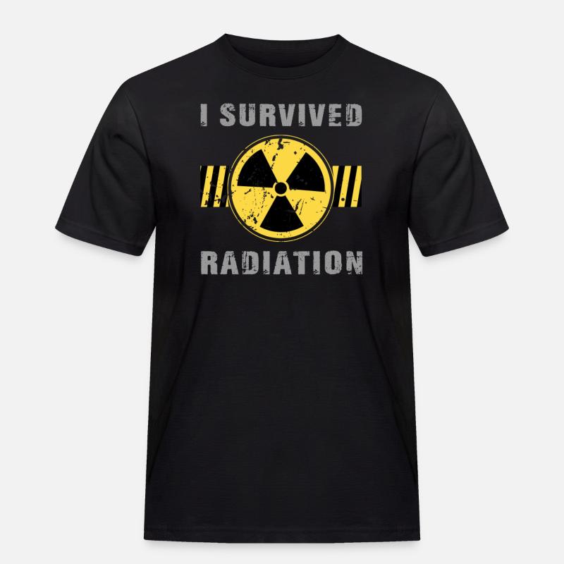 Chemo, Chemo Chemo Strahlung, Krebs, - Männer Workwear T-Shirt - Schwarz