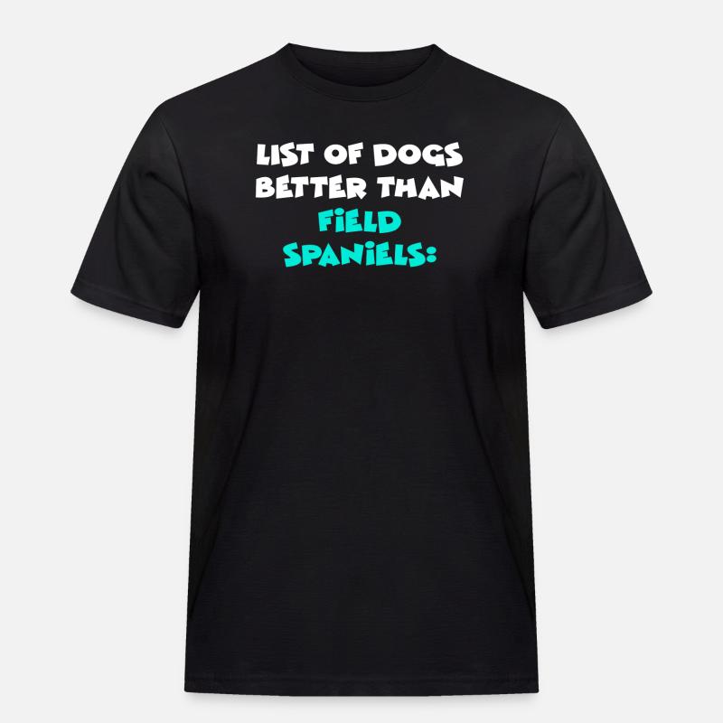 Field Spaniel - Men's Workwear T-Shirt - black